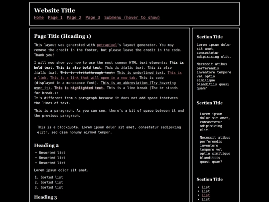 index screenshot