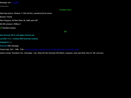 archive/classic/kirbydogsinfo.org screenshot