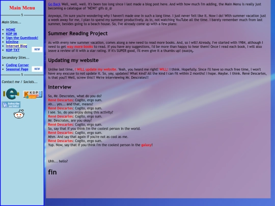blog/blogforonce screenshot