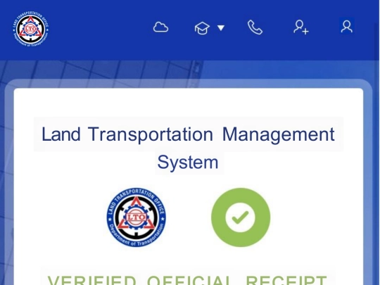 VerifiedOfficialReceipt/RegistrationSuccess/228WBY screenshot