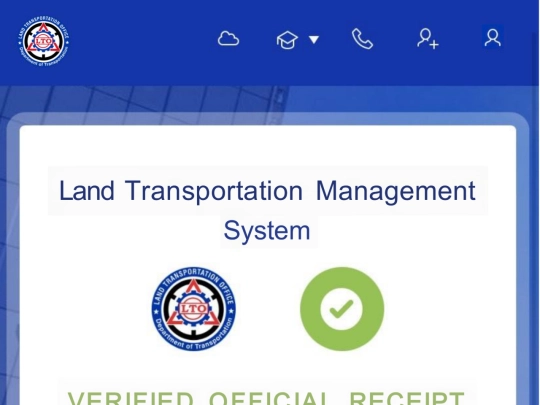 VerifiedOfficialReceipt/RegistrationSuccess/QRNDQ2931 screenshot