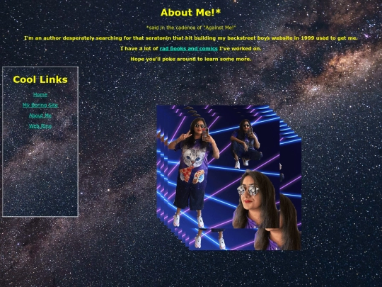 about-me screenshot