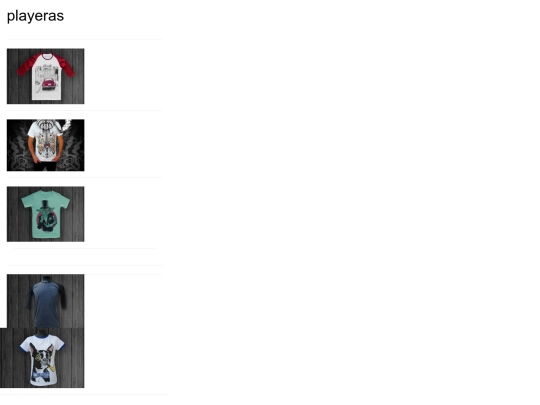 playeras screenshot