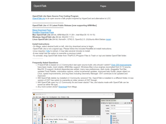 openxtalk screenshot