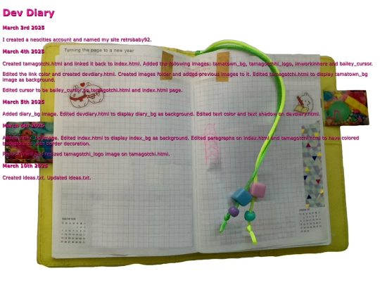 devdiary screenshot