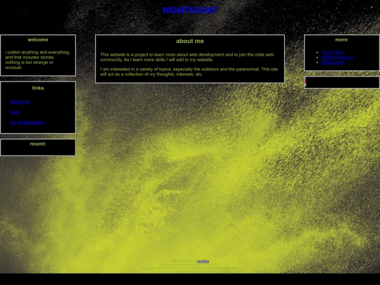 aboutme screenshot