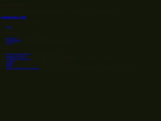 bookmarks screenshot