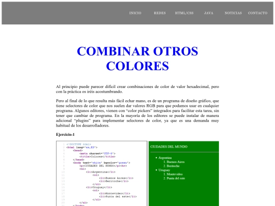 WEB/colorIV-html screenshot