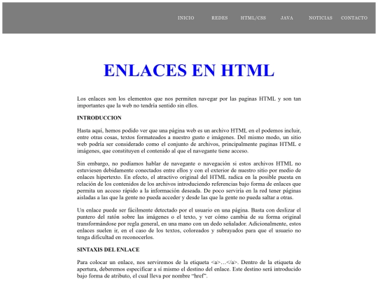 WEB/enlaces-html screenshot