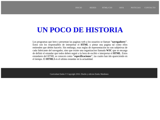 WEB/historia-html screenshot