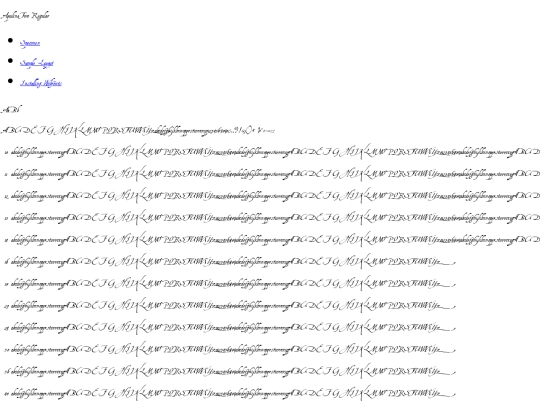 webfonts/Aquiline-two-fontfacekit/AquilineTwo-demo screenshot