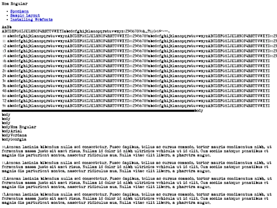 webfonts/MomsTypewriter-fontfacekit/Moms_typewriter-demo screenshot