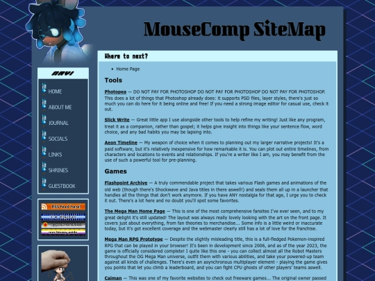 sitemap screenshot