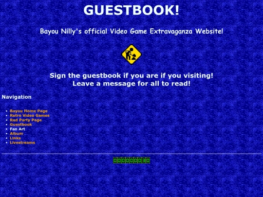 guestbook screenshot