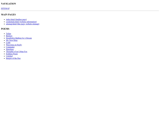 sitemap screenshot