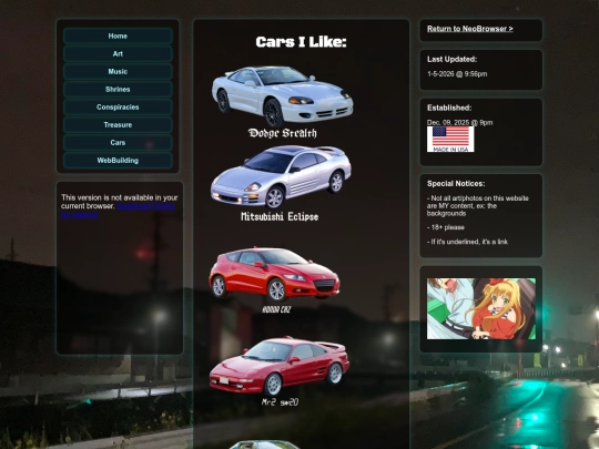 cars screenshot