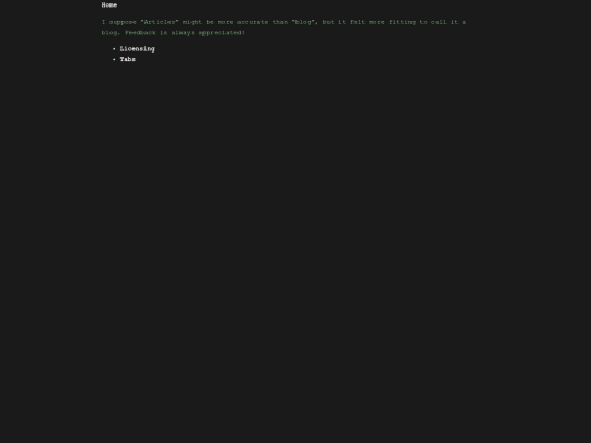 blog screenshot