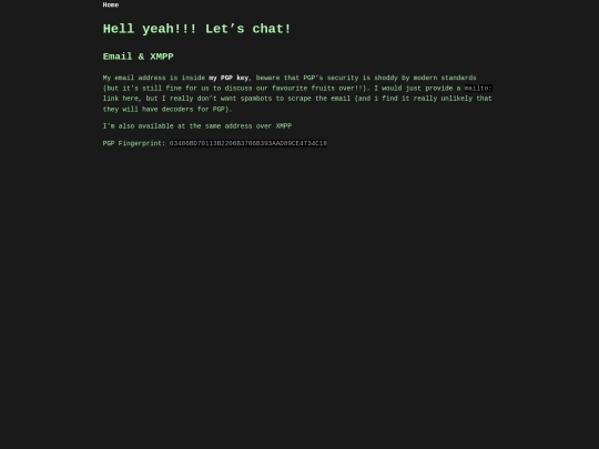 contact screenshot