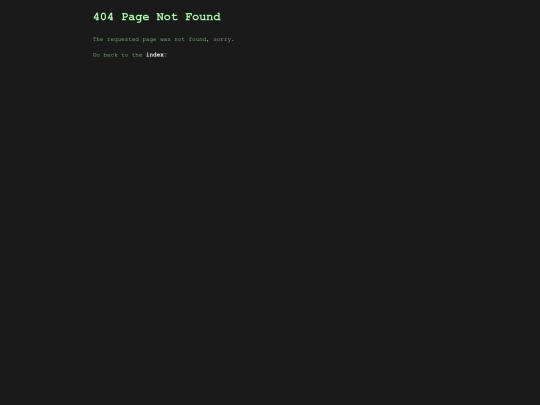 not_found screenshot