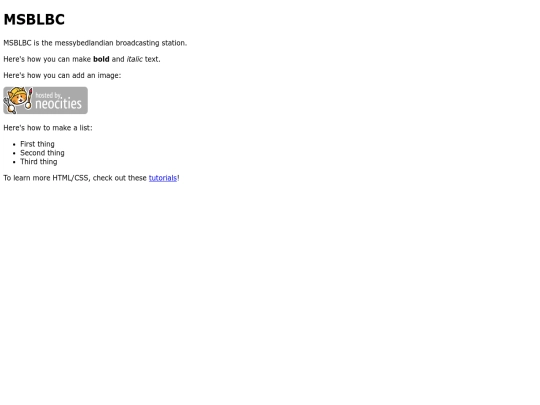 MSBLBC screenshot