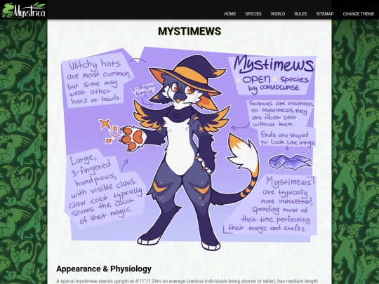 species/mystimews screenshot
