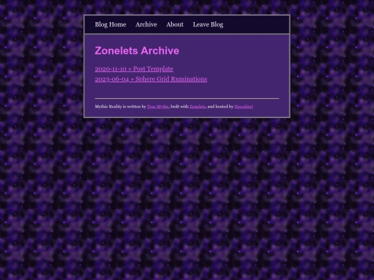 blog/archive screenshot