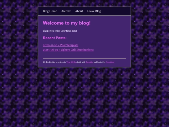blog screenshot