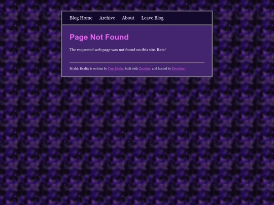 blog/not_found screenshot