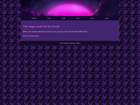 not_found screenshot
