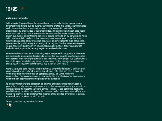 Y3VtcGxlYcOxaXRv screenshot