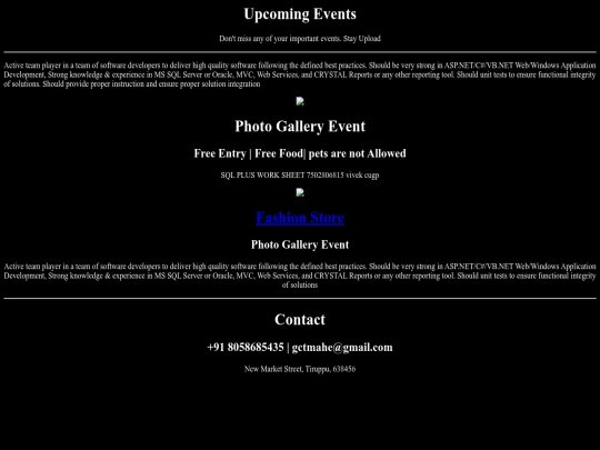 event screenshot