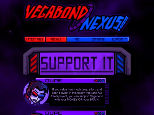 pages/support screenshot