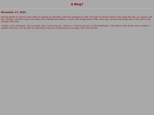 blog screenshot
