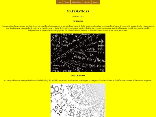 Matemáticas screenshot