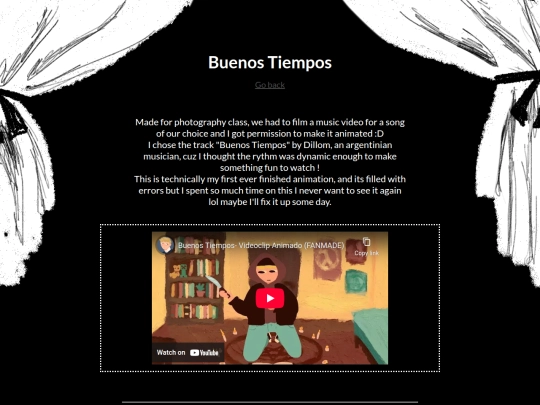videos/buenos tiempos screenshot