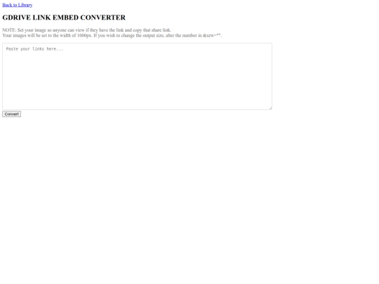 library/link_convert screenshot