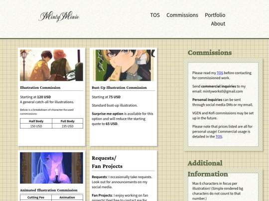 museum/commissions screenshot