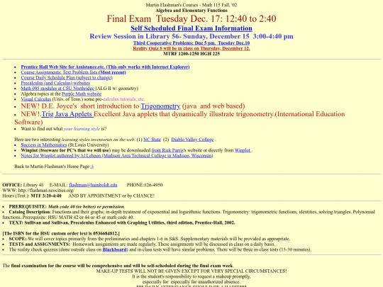 Courses/m115f02 screenshot