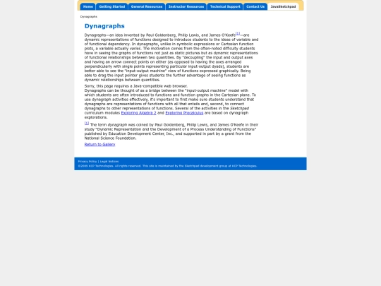 UtahWorkshops/Dynagraphs - The Geometer's Sketchpad Resource Center screenshot