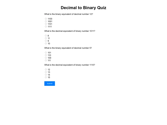 quiz01 screenshot