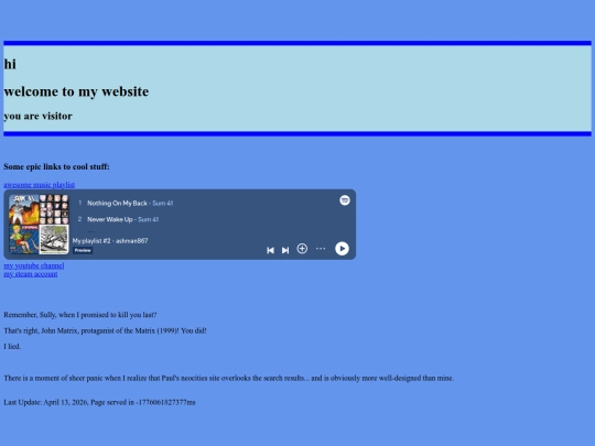 index screenshot