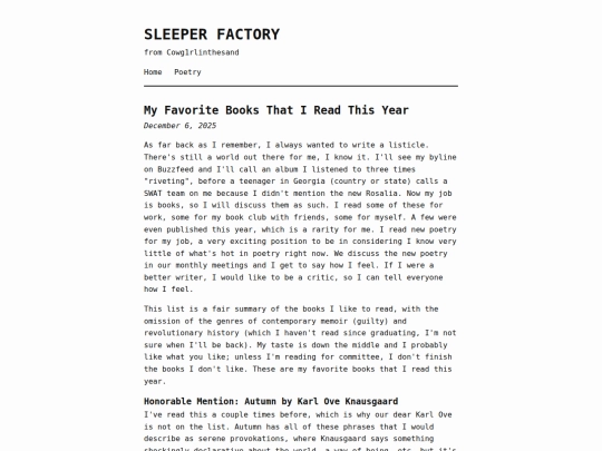 blog screenshot