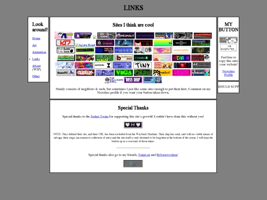links screenshot