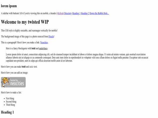 index screenshot