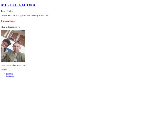 MiguelAzcona screenshot