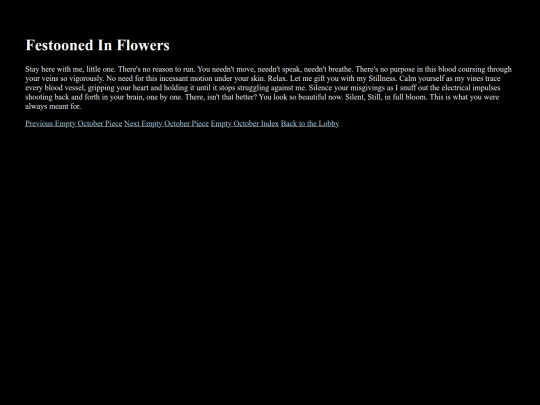festoonedinflowers screenshot
