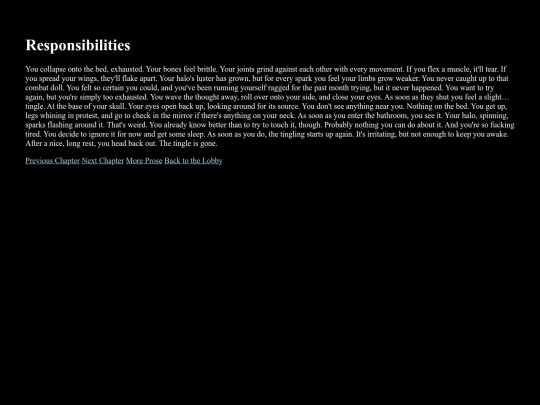 responsibilities screenshot