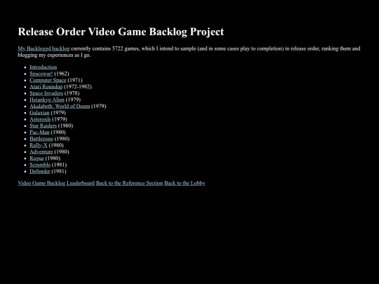 vgbacklog screenshot