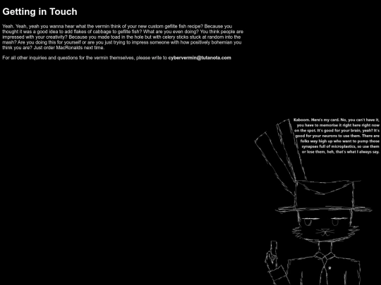 oldarchives/contact screenshot