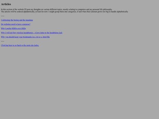 articles screenshot